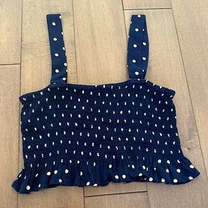 American Eagle ruffle shirt